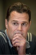 18 September 2017; Munster director of rugby Rassie Erasmus during a Munster Rugby Press Conference at the University of Limerick in Limerick. Photo by Diarmuid Greene/Sportsfile