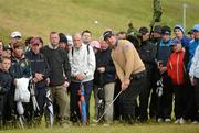 30 June 2012; Padraig Harrington pitches onto the 10th green during the 2012 Irish Open Golf Championship. Royal Portrush, Portrush, Co. Antrim. Picture credit: Matt Browne / SPORTSFILE