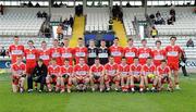 30 June 2012; The Derry squad. Electric Ireland Ulster GAA Football Minor Championship Semi-Final, Derry v Tyrone, St Tiernach's Park, Clones, Co. Monaghan. Picture credit: Oliver McVeigh / SPORTSFILE