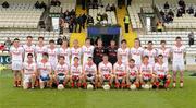 30 June 2012; The Tyrone squad. Electric Ireland Ulster GAA Football Minor Championship Semi-Final, Derry v Tyrone, St Tiernach's Park, Clones, Co. Monaghan. Picture credit: Oliver McVeigh / SPORTSFILE