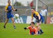1 July 2012; Caolan Rafferty, Armagh, in action against Seánie McDermott, Roscommon. GAA Football All-Ireland Senior Championship Qualifier Round 1, Roscommon v Armagh, Dr. Hyde Park, Co. Roscommon. Picture credit: Barry Cregg / SPORTSFILE