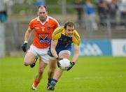 1 July 2012; Senan Kilbride, Roscommon, in action against Ciarán McKeever, Armagh. GAA Football All-Ireland Senior Championship Qualifier Round 1, Roscommon v Armagh, Dr. Hyde Park, Co. Roscommon. Picture credit: Barry Cregg / SPORTSFILE