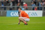 1 July 2012; A dejected Kieran Toner, Armagh, at the end of the game. GAA Football All-Ireland Senior Championship Qualifier Round 1, Roscommon v Armagh, Dr. Hyde Park, Co. Roscommon. Picture credit: Barry Cregg / SPORTSFILE