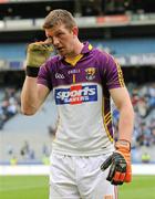 1 July 2012; A dejected Anthony Masterson, Wexford, at the end of the game. Leinster GAA Football Senior Championship Semi-Final, Dublin v Wexford, Croke Park, Dublin. Picture credit: David Maher / SPORTSFILE