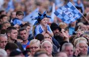 18 September 2017; Dublin supporters prior to the All-Ireland Senior Football Champions Homecoming at Smithfield Square in Dublin. Photo by Piaras Ó Mídheach/Sportsfile