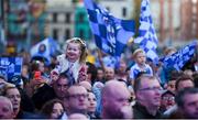 18 September 2017; Dublin supporters prior to the All-Ireland Senior Football Champions Homecoming at Smithfield Square in Dublin. Photo by David Fitzgerald/Sportsfile