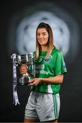 19 September 2017; The LGFA joined TG4 to call on all Proper Fans to come to Croke Park on Sunday for the TG4 The TG4 Ladies All Ireland Football Finals. Tickets are available now on www.tickets.ie or from usual GAA outlets. The action will begin at 11:45pm when Derry and Fermanagh contest the TG4 Junior All Ireland Final, this will be followed by the meeting of Tipperary and Tyrone at 1:45pm and then Dublin and Mayo will contest the TG4 Senior Championship Final at 4:00pm with the Brendan Martin Cup at stake. Pictured at the media day is Áine McGovern of Fermanagh. Photo by Sam Barnes/Sportsfile