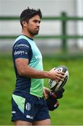 19 September 2017; Jarrad Butler of Connacht during squad training at the Sportsground in Galway. Photo by Seb Daly/Sportsfile
