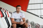 19 September 2017; Jacob Stockdale of Ulster after the press conference at the Kingspan Stadium in Belfast. Photo by Oliver McVeigh/Sportsfile