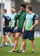 19 September 2017; Cian Kelleher, left, and Kieran Marmion, right, of Connacht during squad training at the Sportsground in Galway. Photo by Seb Daly/Sportsfile