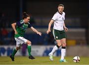 19 September 2017; Louise Quinn of the Republic of Ireland in action against Kerry Montgomery of Northern Ireland during the 2019 FIFA Women's World Cup Qualifier Group 3 match between Northern Ireland and Republic of Ireland at Mourneview Park in Lurgan, Co Armagh. Photo by Stephen McCarthy/Sportsfile