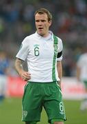 18 June 2012; Glenn Whelan, Republic of Ireland. EURO2012, Group C, Republic of Ireland v Italy, Municipal Stadium Poznan, Poznan, Poland. Picture credit: Brendan Moran / SPORTSFILE