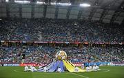 18 June 2012; A general view of pre-match entertainment. EURO2012, Group C, Republic of Ireland v Italy, Municipal Stadium Poznan, Poznan, Poland. Picture credit: Brendan Moran / SPORTSFILE