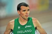 30 June 2012; Ireland's Mark Kenneally after the Men's 10000m Final where he finished in 15th place in a season best time of 29:10.55sec. European Athletics Championship, Day 4, Olympic Stadium, Helsinki, Finland. Picture credit: Brendan Moran / SPORTSFILE