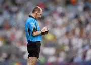 1 July 2012; Referee Michael Collins. Leinster GAA Football Senior Championship Semi-Final, Meath v Kildare, Croke Park, Dublin. Picture credit: Ray McManus / SPORTSFILE