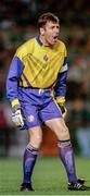 12 October 1994; Packie Bonner, Republic of Ireland goalkeeper. Soccer. Picture credit; David Maher / SPORTSFILE