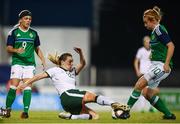 19 September 2017; Harriet Scott of Republic of Ireland in action against Rachel Furness of Northern Ireland during the 2019 FIFA Women's World Cup Qualifier Group 3 match between Northern Ireland and Republic of Ireland at Mourneview Park in Lurgan, Co Armagh. Photo by Stephen McCarthy/Sportsfile