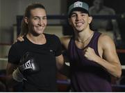 19 September 2017; Michael Conlan and Mikaela Mayer following a media workout in the Undisputed Gym in Tucson, Arizona, USA. Photo by Mikey Williams/Top Rank/Sportsfile