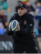 22 September 2017; Ulster Head coach Jono Gibbes before the Guinness PRO14 Round 4 match between Ulster and Dragons at Kingspan Stadium in Belfast. Photo by Oliver McVeigh/Sportsfile