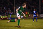22 September 2017; Kieran Sadlier of Cork City celebrates after scoring his side's first goal during the SSE Airtricity League Premier Division match between Limerick FC and Cork City at Markets Fields in Limerick. Photo by Stephen McCarthy/Sportsfile