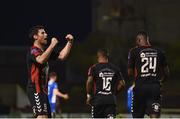 22 September 2017; Dinny Corcoran of Bohemians celebrates after scoring his side's second goal during the SSE Airtricity League Premier Division match between Bohemians and St Patrick's Athletic at Dalymount Park in Dublin. Photo by Eóin Noonan/Sportsfile
