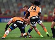 22 September 2017; Ross Molony of Leinster is tackled by Rosko Speckman of the Cheetahs during the Guinness PRO14 Round 4 match between Cheetahs and Leinster at Toyota Stadium in Bloemfontein. Photo by Johan Pretorius/Sportsfile