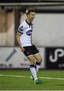 22 September 2017; Steven Kinsella of Dundalk celebrates after scoring his side's first goal of the game during the SSE Airtricity League Premier Division match between Dundalk and Drogheda United at Oriel Park in Louth. Photo by Seb Daly/Sportsfile