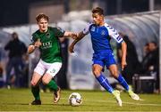 22 September 2017; Barry Cotter of Limerick in action against Kieran Sadlier of Cork City during the SSE Airtricity League Premier Division match between Limerick FC and Cork City at Markets Fields in Limerick. Photo by Stephen McCarthy/Sportsfile