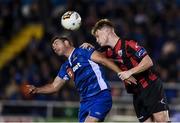 22 September 2017; Mark O'Sullivan of Waterford FC in action against Daniel O'Reilly of Longford Town during the SSE Airtricity League First Division match between Waterford FC and Longford Town at the RSC in Waterford. Photo by Matt Browne/Sportsfile