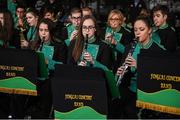 22 September 2017; The Finglas Concert Band performs during the GAA Fun & Run Launch at Culture Night at Trinity College Cricket Ground in Dublin. GAA Fun & Run is a specially designed programme which focuses upon the integration and inclusion of people with disabilities in Gaelic games, while also giving participants the opportunity to take part in 60 minutes of moderate to vigorous activity. Photo by Cody Glenn/Sportsfile