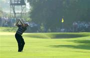 21 September 2002; Padraig Harrington plays his approach shot from the 2nd fairway during day three of the WGC-American Express Championship at Mount Juliet Golf Course in Thomastown, Kilkenny. Photo by Matt Browne/Sportsfile