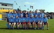 14 September 2002; The Dublin team prior to the All-Ireland Ladies Football Championship semi-final match between Dublin and Mayo at Pearse Park in Longford. Photo by David Maher/Sportsfile