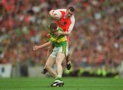 22 September 2002; Oisin McConville of Armagh in action against Tomas O Se of Kerry during the GAA Football All-Ireland Senior Championship Final match between Armagh and Kerry at Croke Park in Dublin. Photo by Ray McManus/Sportsfile