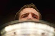 22 September 2002; Armagh captain Kieran McGeeney looks over the Sam Maguire cup following the GAA Football All-Ireland Senior Championship Final match between Armagh and Kerry at Croke Park in Dublin. Photo by David Maher/Sportsfile