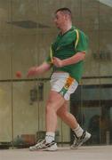 21 September 2002; Walter O'Connor of Meath during the Senior Doubles Final at the High Ball All-Ireland Handball Finals at Croke Park in Dubliin. Photo by Damien Eagers/Sportsfile