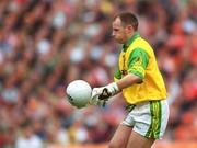 22 September 2002; Kerry goalkeeper Declan O'Keeffe during the GAA Football All-Ireland Senior Championship Final match between Armagh and Kerry at Croke Park in Dublin. Photo by Ray McManus/Sportsfile