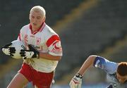 7 September 2002; Owen Mulligan of Tyrone during the All-Ireland U21 Football Semi-Final match between Dublin and Tyrone at Breffni Park in Cavan. Photo by Damien Eagers/Sportsfile