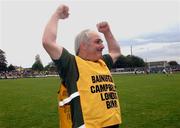 29 September 2002; Birr manager Pat Joe Whelahan celebrates at the final whistle of the Offaly County Senior Hurling Final match between Birr and Kilcormac / Kelloughey at St. Brendan's Park in Birr, Offaly. Photo by David Maher/Sportsfile