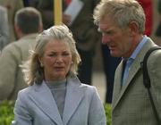 29 September 2002; Mary Moore and Arthur Moore at Punchestown Racecourse in Naas, Kildare. Photo by Matt Browne/Sportsfile