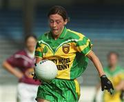 29 September 2002; Nicola Lacey of Donegal during the All-Ireland Ladies Junior Football Championship Final match between Galway and Donegal at Croke Park in Dublin. Photo by Pat Murphy/Sportsfile