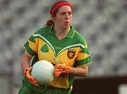 29 September 2002; Frances Hoy of Donegal during the All-Ireland Ladies Junior Football Championship Final match between Galway and Donegal at Croke Park in Dublin. Photo by Ray McManus/Sportsfile