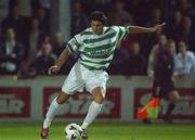 27 September 2002; Luke Dimech of Shamrock Rovers during the eircom League Premier Division match between St. Patrick's Athletic and Shamrock Rovers at Richmond Park in Dublin. Photo by Damien Eagers/Sportsfile