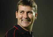 27 September 2002; Bohemians manager Stephen Kenny during the eircom League Premier Division match between UCD and Bohemians at Belfield Park in Dublin. Photo by David Maher/Sportsfile