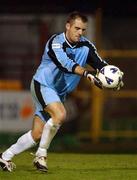 27 September 2002; Cork City goalkeeper Michael Devine during the eircom League Premier Division match between Shelbourne and Cork City at Tolka Park in Dublin. Photo by David Maher/Sportsfile