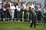 21 September 2002; Jerry Kelly watches his drive on the 1st tee box during day three of the WGC-American Express Championship at Mount Juliet Golf Course in Thomastown, Kilkenny. Photo by Brendan Moran/Sportsfile