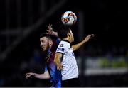 22 September 2017; Sean Brennan of Drogheda United in action against Jamie McGrath of Dundalk during the SSE Airtricity League Premier Division match between Dundalk and Drogheda United at Oriel Park in Louth. Photo by Seb Daly/Sportsfile