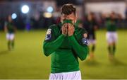 22 September 2017; Connor Ellis of Cork City reacts following the SSE Airtricity League Premier Division match between Limerick FC and Cork City at Markets Fields in Limerick. Photo by Stephen McCarthy/Sportsfile