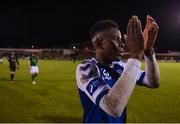 22 September 2017; Chiedozie Ogbene of Limerick following the SSE Airtricity League Premier Division match between Limerick FC and Cork City at Markets Fields in Limerick. Photo by Stephen McCarthy/Sportsfile