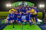 22 September 2017; Waterford FC players celebrate after the SSE Airtricity League First Division match between Waterford FC and Longford Town at the RSC in Waterford. Photo by Matt Browne/Sportsfile