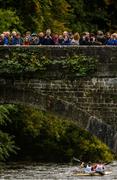 23 September 2017; Spectators look on during the 58th International Liffey Descent on the River Liffey at Straffan Weir, in Straffan, Co Kildare. Photo by Piaras Ó Mídheach/Sportsfile
